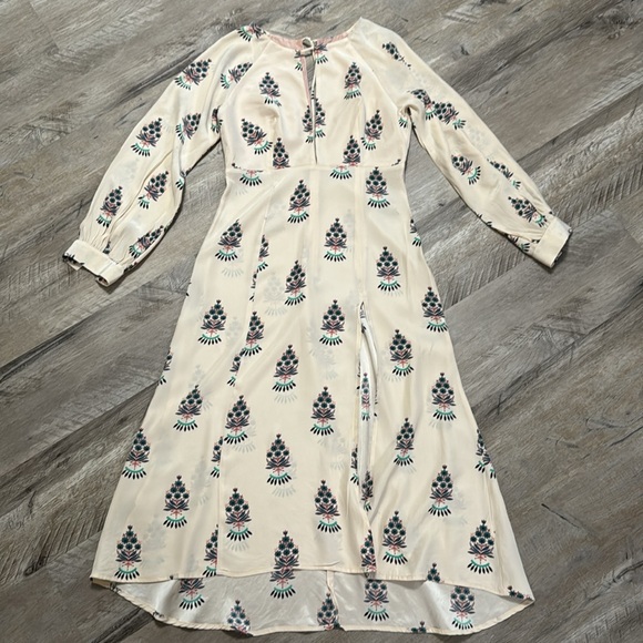 SCF Paris dress SZ 2 Fleur print - Picture 4 of 7